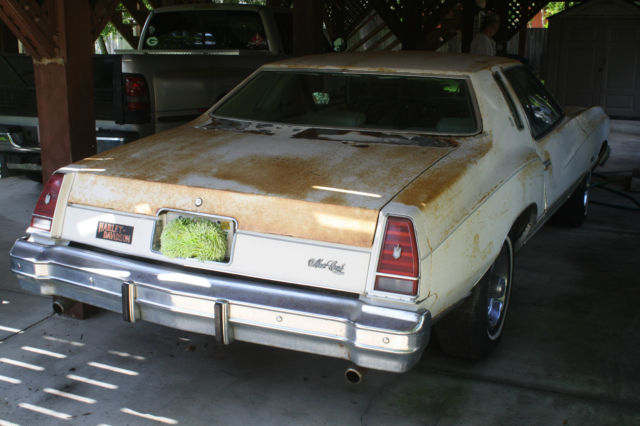 1976 chevrolet monte carlo , barn find project