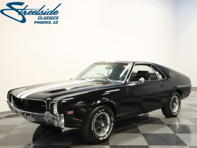 real amx, correct & strong 390 v8, sinister black, cold ac, ps & pb, rare muscle