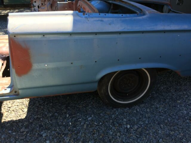 1963 ford galaxie 500 convertible factory 390 4-speed car body and rolling frame