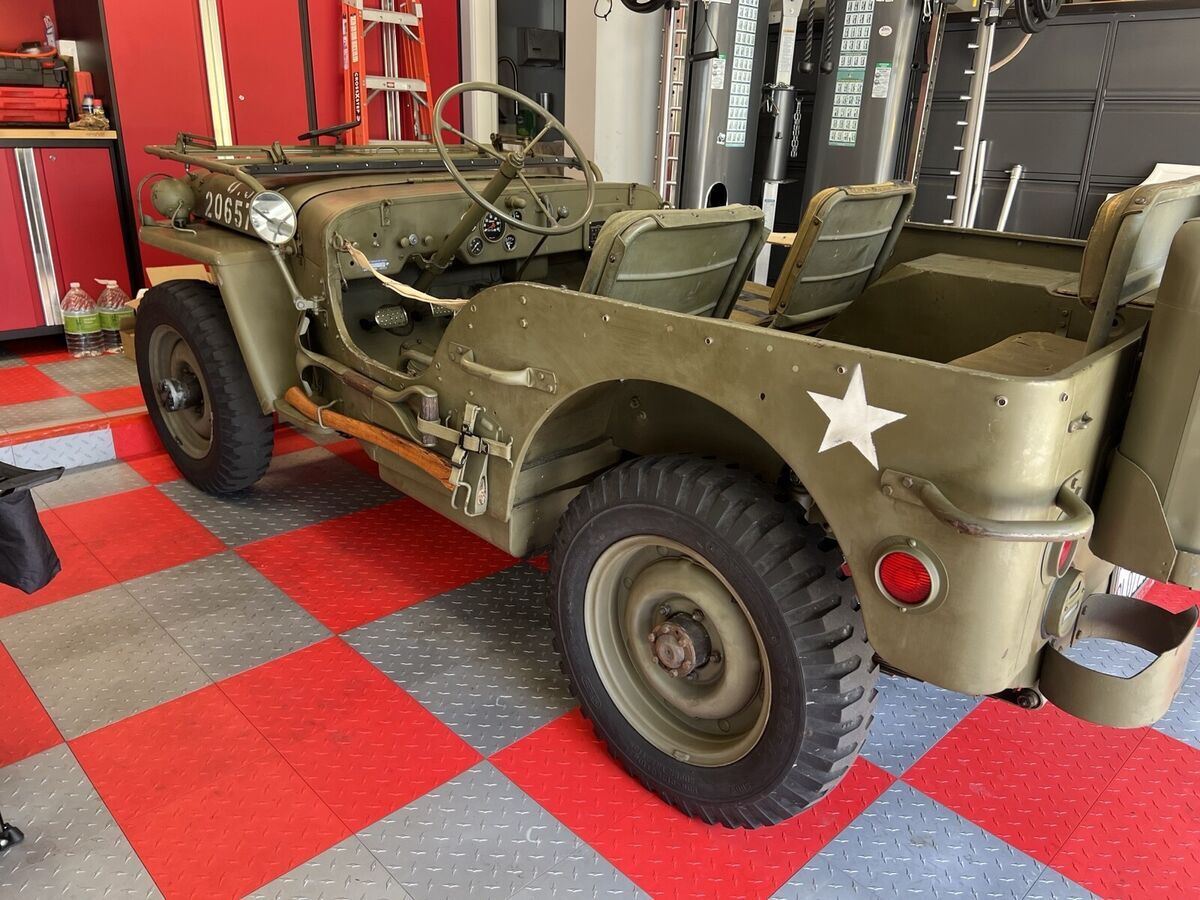 1943 willys mb green
