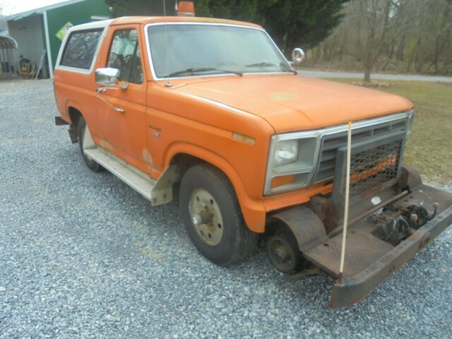 1986 ford bronco hy rail hi rail rail road truck