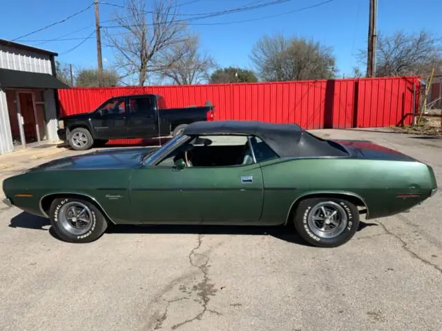 1970 plymouth barracuda convertible 383 original matching numbers southern car