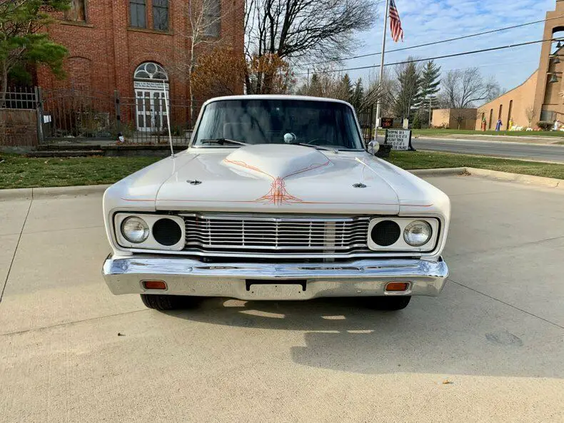 1965 ford fairlane wimbledon white 460 v8 3 speed automatic