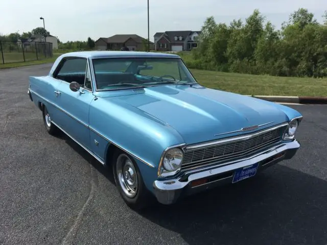 1966 nova blue rust free southern hotrod