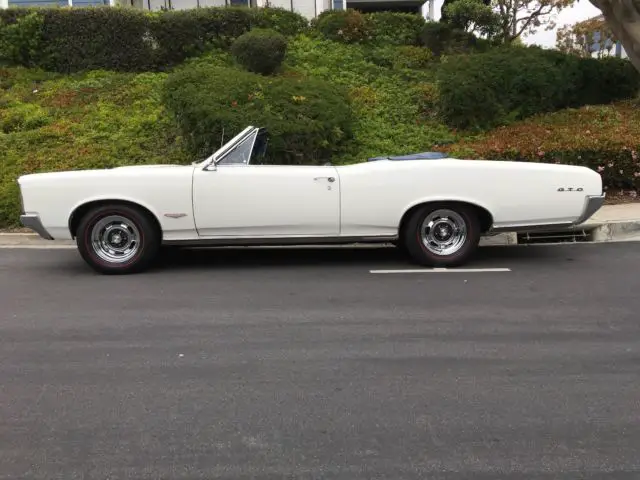 1966 pontiac gto tri-power convertible with 30k original miles! the great one