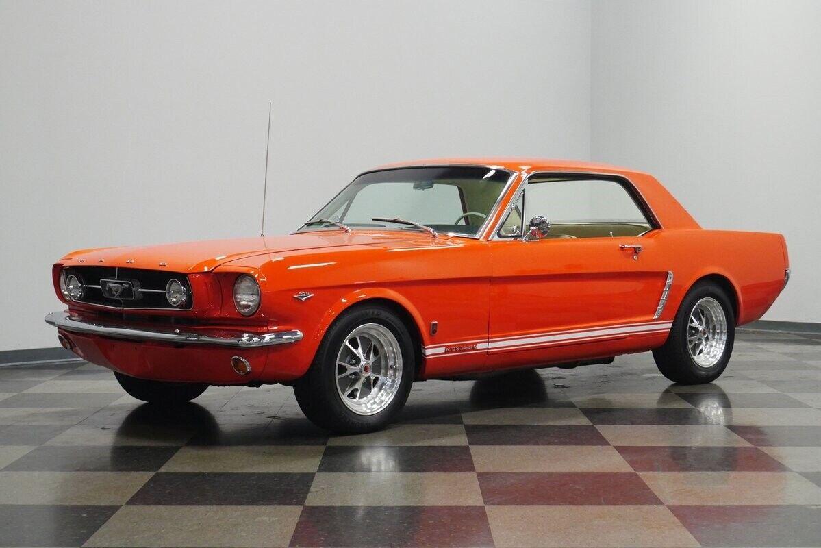 1965 ford mustang gt tribute poppy red paint 6495 miles