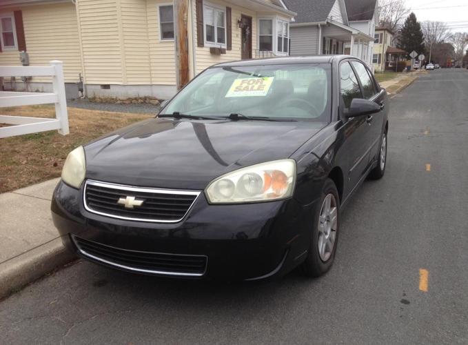 black 4 dr chev malibu lt 6cly for sale in camden, delaware