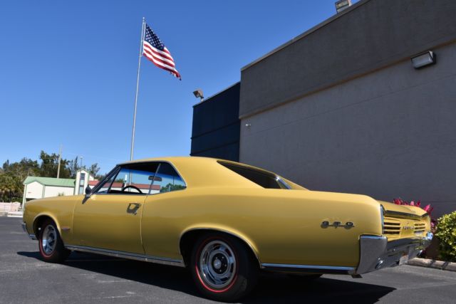 1966 pontiac gto #'s matching, build sheet, protect-o-plate, 389c.i 0 miles mart