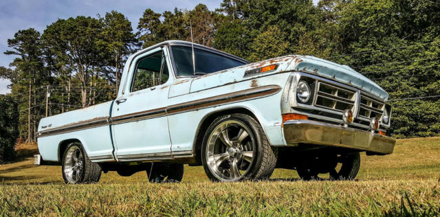 1972 ford f-100 custom xlt factory v8 air
