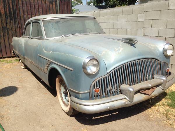 1953 packard 4 door coupe complete and rready for restoration