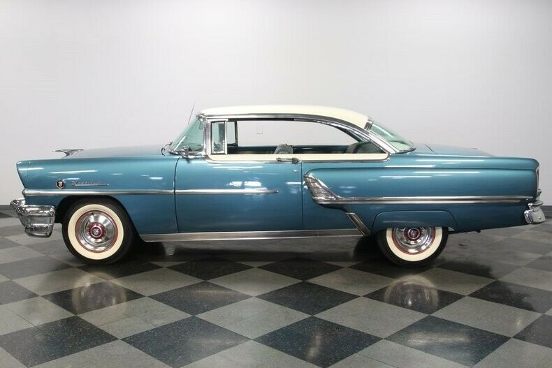 classic vintage chrome hardtop wide white wall tires 2 tone paint