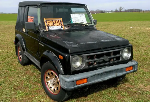 1992 suzuki samurai 4wd fuel injected convertible