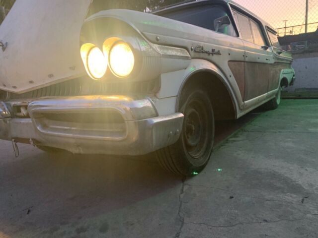 1957 mercury colony park station wagon barn find