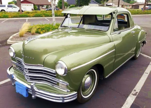 1949 plymouth 3 window coupe