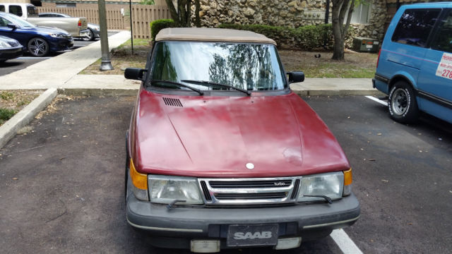 1994 saab 900 turbo convertible (swedish manufactured) / automatic