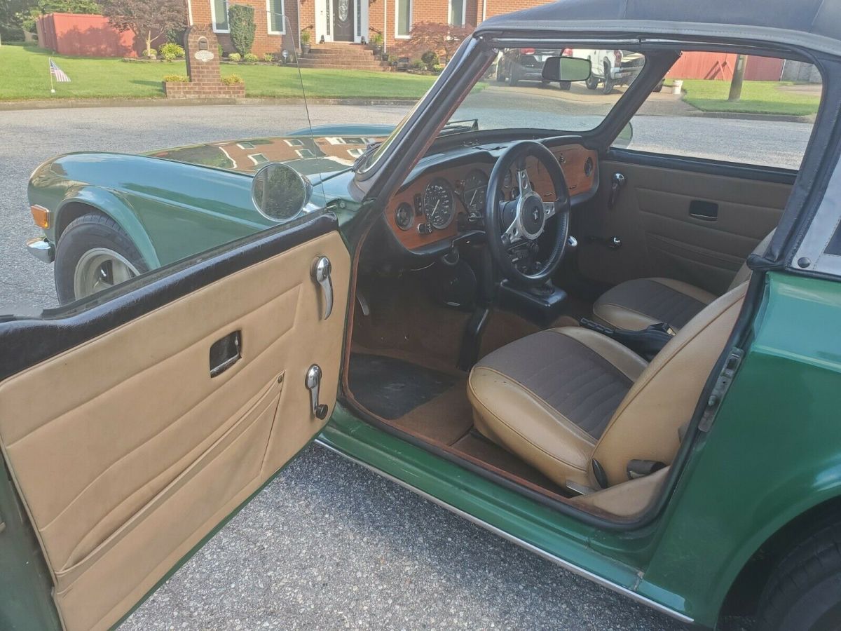 1975 triumph tr6 convertible green rwd manual 2dr