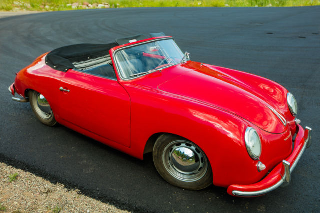 rare driver numbers matching bent windshield 1953 porsche 356 pre-a cabriolet