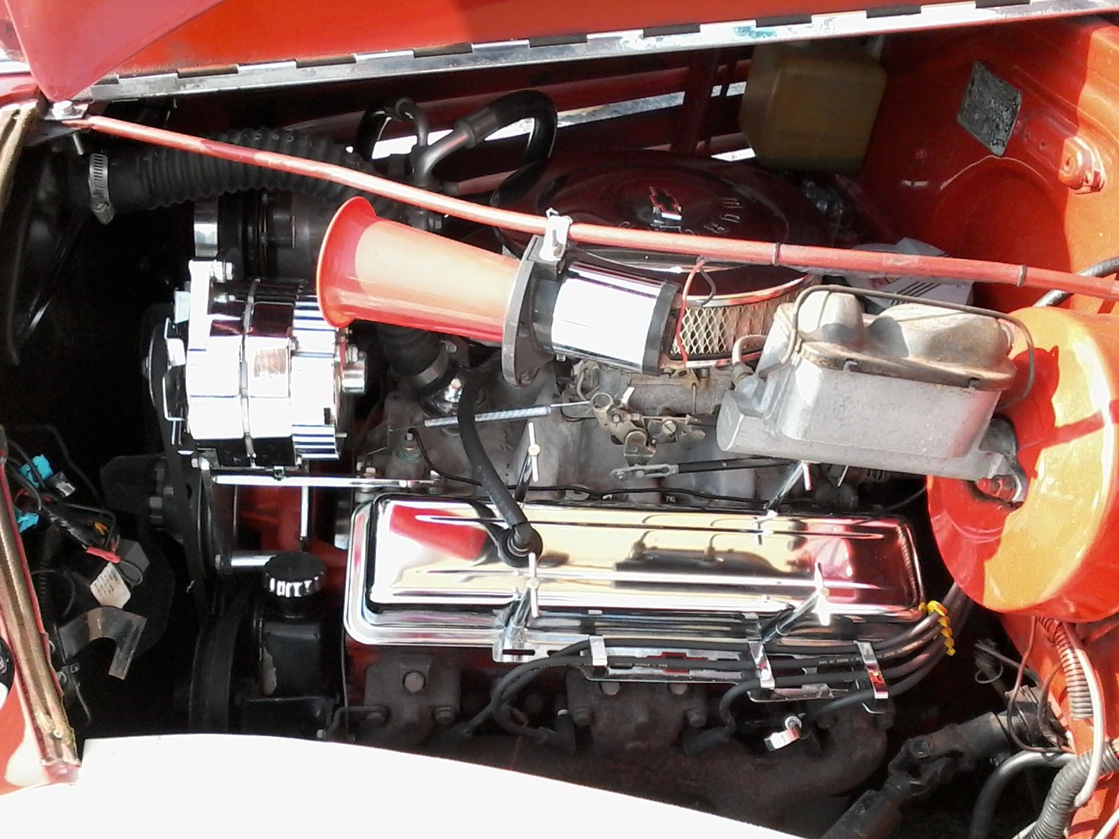 chevrolet look at this hod rod sedan . vintage air , auto , 350 v8