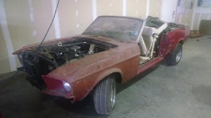 67 mustang convertible (project car in houston, tx