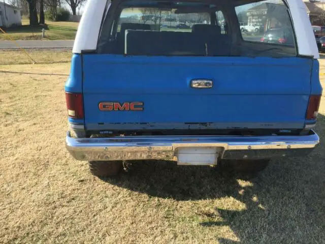 1984 gmc jimmy org, paint with new gm 350/300 and 400 turbo