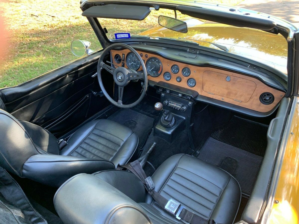 1971 triumph tr6 no rust texas car overdrive no reserve