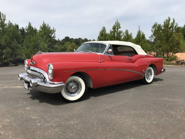 1953 buick skylark convertible matador red gm motorama rare restored outstanding