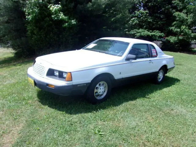 1984 ford thunderbird "fila" 302 v-8 w/od trans,recaro style power seats/lumbar