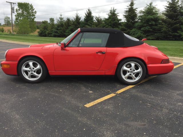 1991 porsche carrera 2 911, 964 convertible