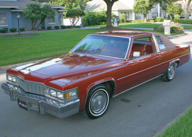 lifetime southern survivor -1977 cadillac coupe de ville - 45k orig mi