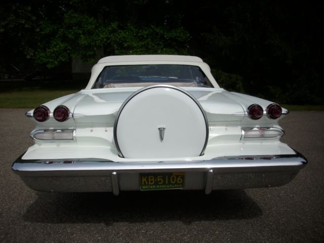 1960 pontiac bonneville convertible - mild custom - real continental kit - nice