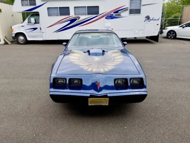 1979 pontiac trans am with original rebuilt 6.6l olds 403 v8 in midnight blue