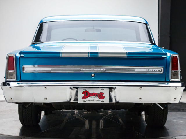 1966 chevrolet nova 400 v8 5 speed manual hardtop lemans blue