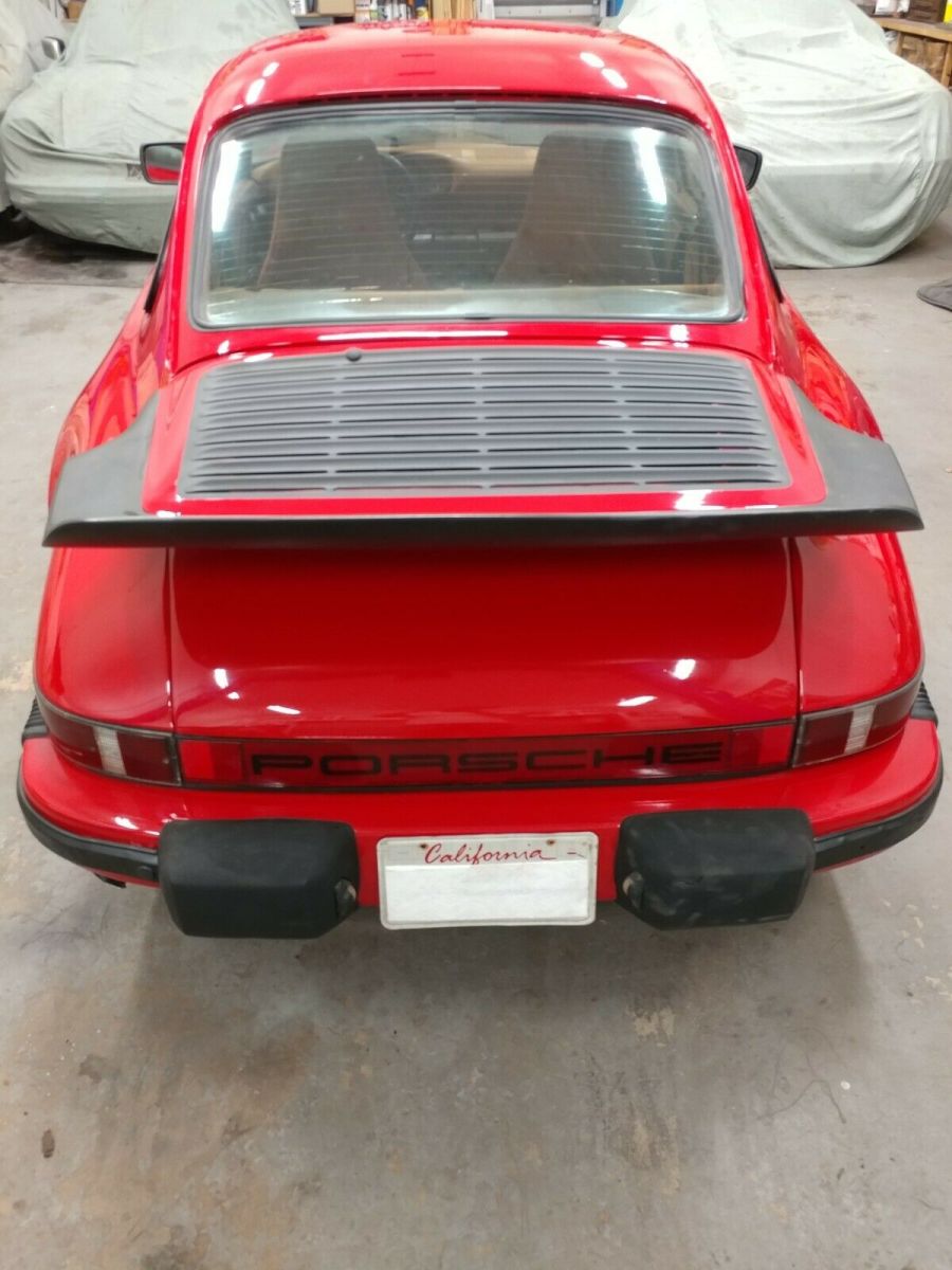 1975 porsche 911 coupe -- guards red, runs & drives well, numbers match, no rust