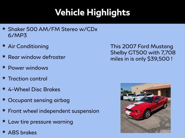 2007 ford shelby gt500 base