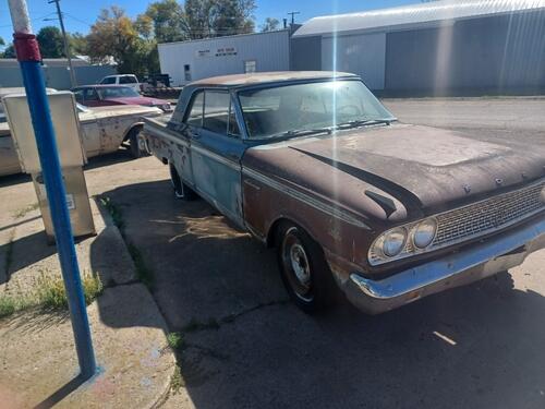 1963 ford farlane. no title. parts car. no drive train some front suspension missi