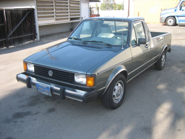 garage find - 1981 vw caddy pickup lx - all original california truck