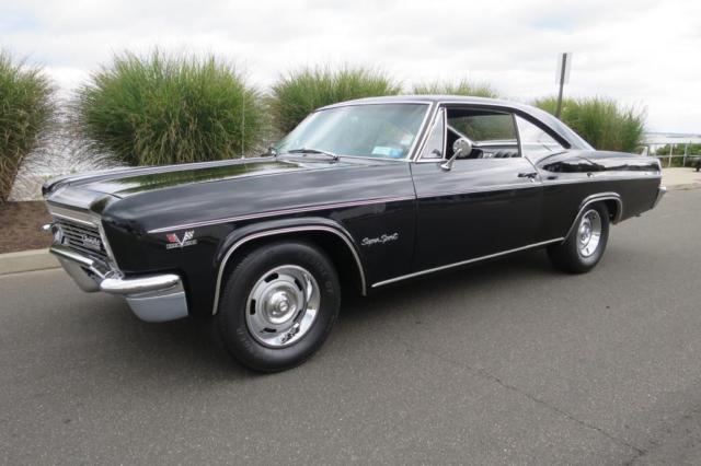 1966 chevrolet impala ss 396/325 h.p 4/speed tuxedo black