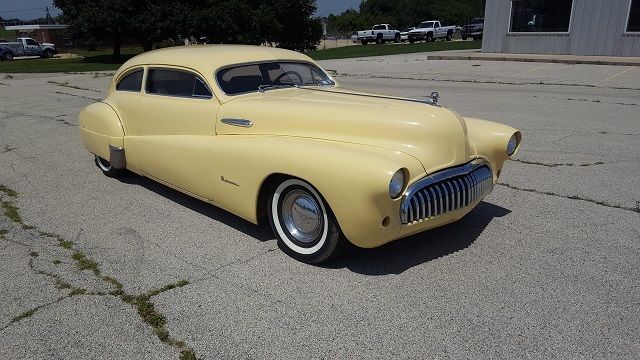 1948 buick sedanette custom, low rider, hot rod, chopped, bags