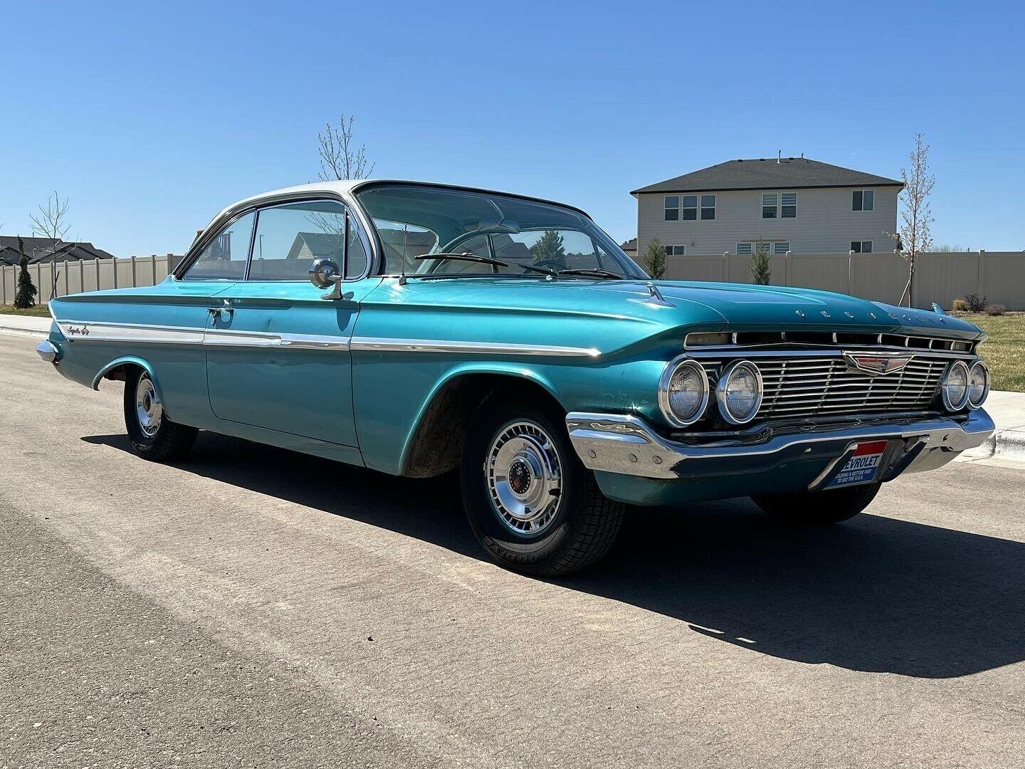 1961 chevrolet impala 2 door sports coupe aka bubbletop 57017 original miles