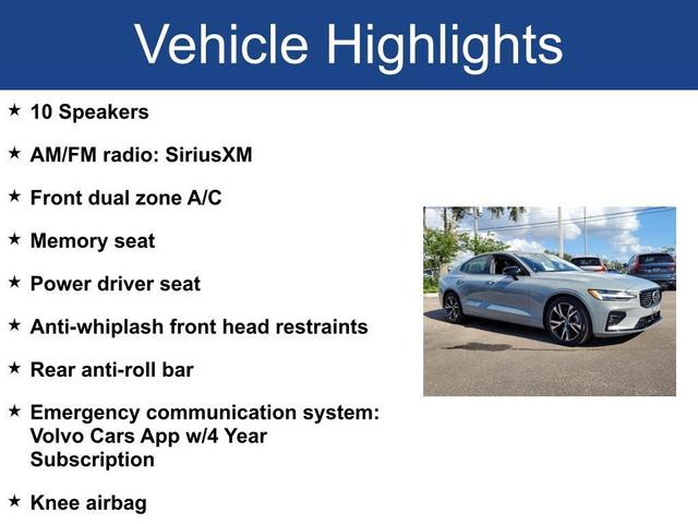 2024 volvo s60 b5 plus dark theme