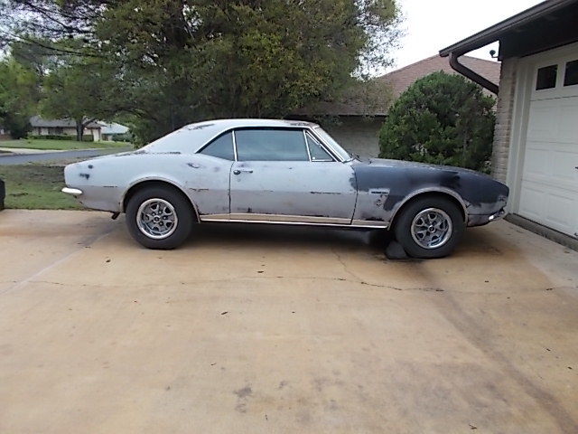 1967 chevrolet camaro rally sport been garaged for 21 year's since 1996