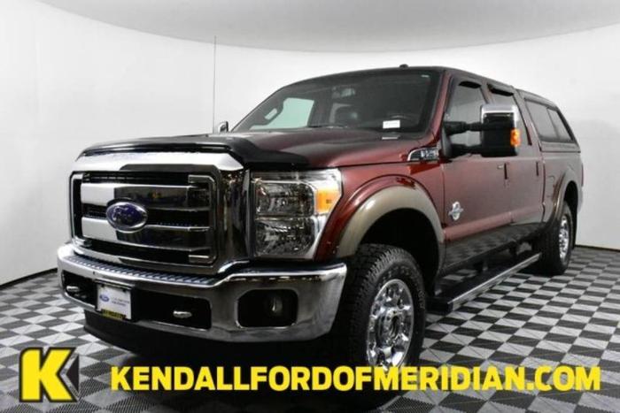 2015 ford f-250 super duty lariat 4x4 lariat 4dr crew cab 6.8 ft. sb pickup for sale in meridian, idaho