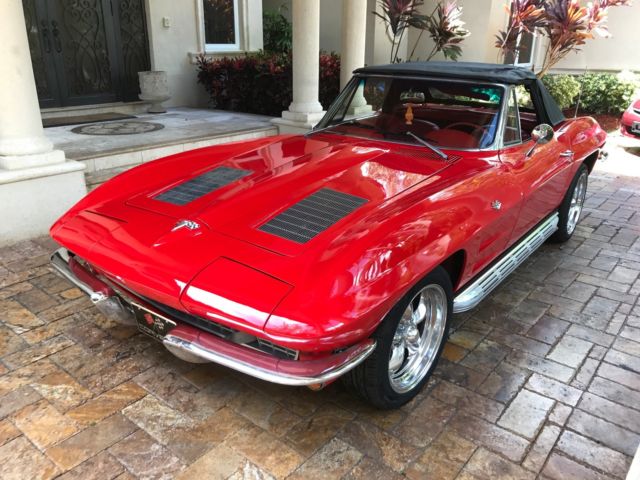 1963 chevy corvette 4 speed convertible numbers matching 1 year warranty engine