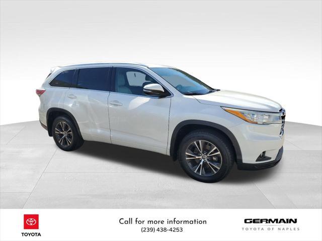 2016 toyota highlander xle
