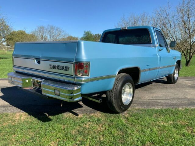 1986 chevrolet silverado lwb v8 auto ps pb ac 14620 miles blue metallic pickup t
