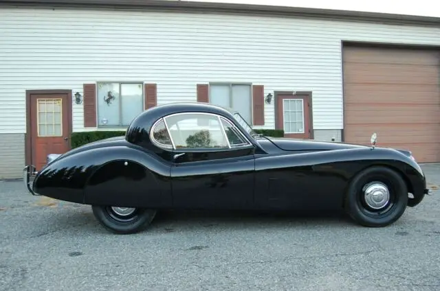 1954 jaguar xk 120 fixed head coupe. partial restoration needs finishing