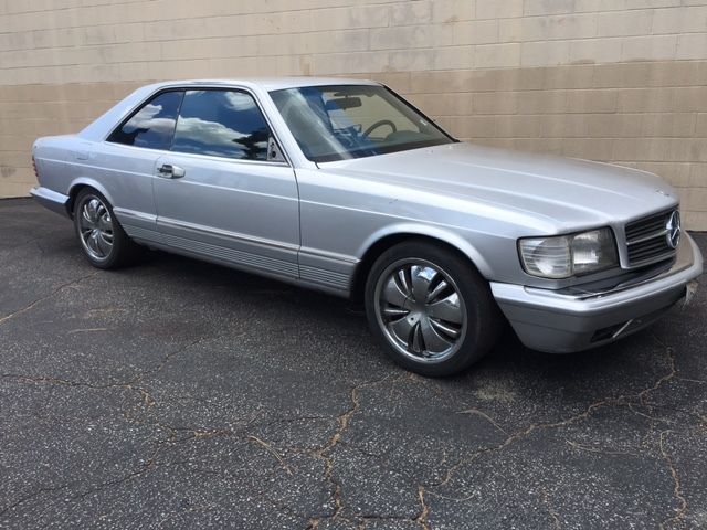1982 mercedes 380se/c with hydraulic suspension