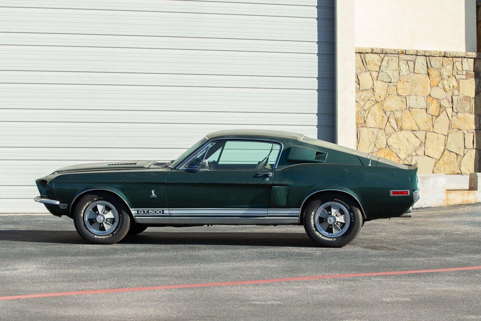 1968 ford mustang 1 owner shelby gt500 428 highland green