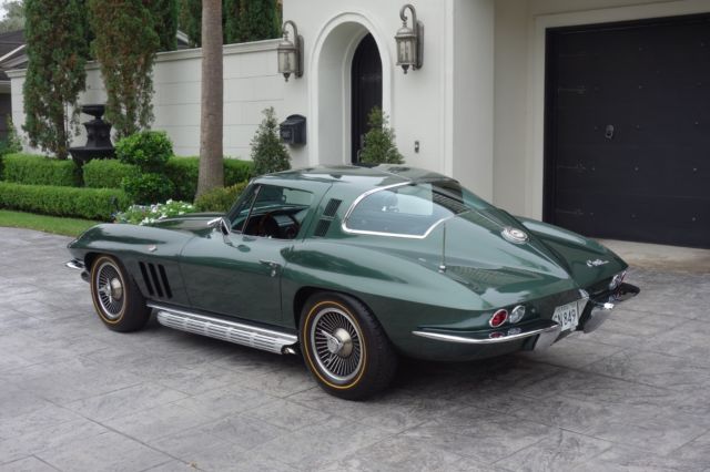 1965 chevrolet corvette, matching #'s, 327 v8/300 hp, side exhaustl, ice cold ac