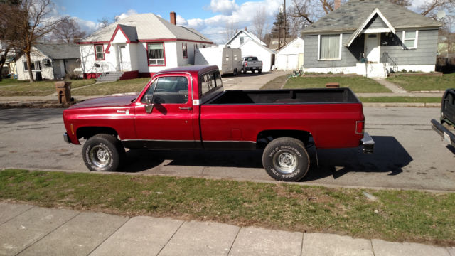 1975 chevrolet silverado 10 v8 4x4 fresh engine no reserve